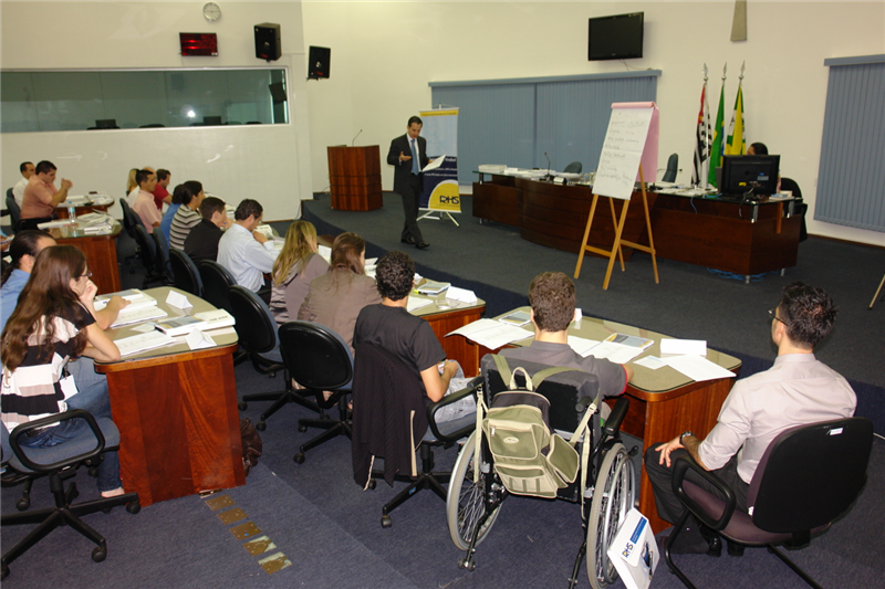 Servidores participaram das aulas no período da manhã e à tarde