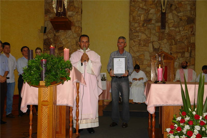 Padre Cláudio e Carlão Motorista