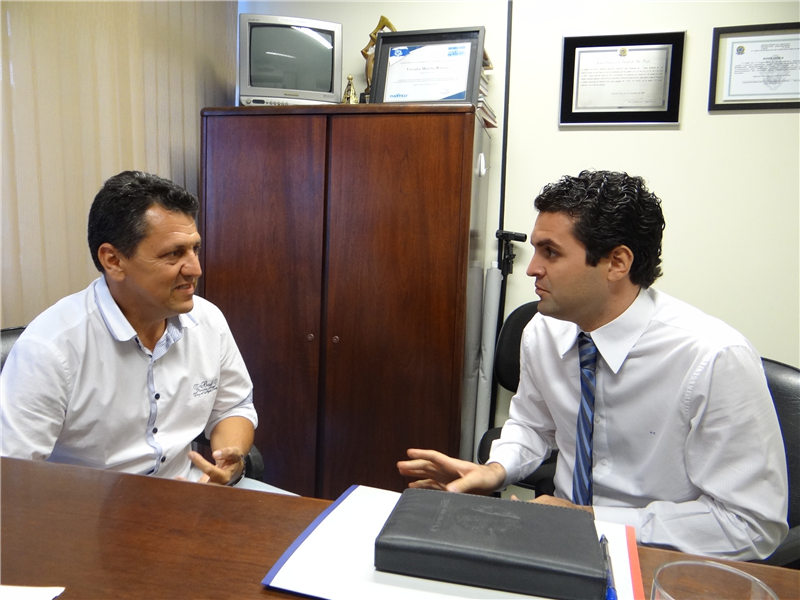 Kadu conversa com vereador Maurílio Romano, de Ribeirão Preto