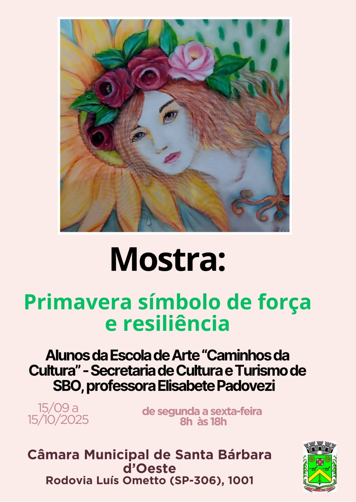 Exposição “Primavera” traz obras de alunos da Escola de Artes à Câmara Municipal