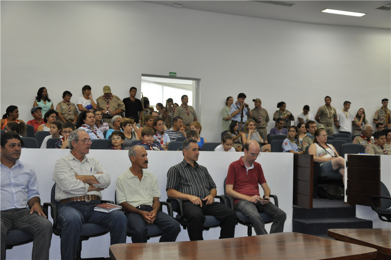 Pereira participou de evento, ao lado dos vereadores Ademir da Silva, Bebeto do Romano e Giovanni Bonfim