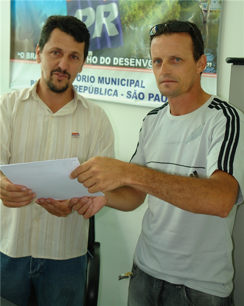 Kadu e Ademir Diehl, diretor do SINTECT/CAS