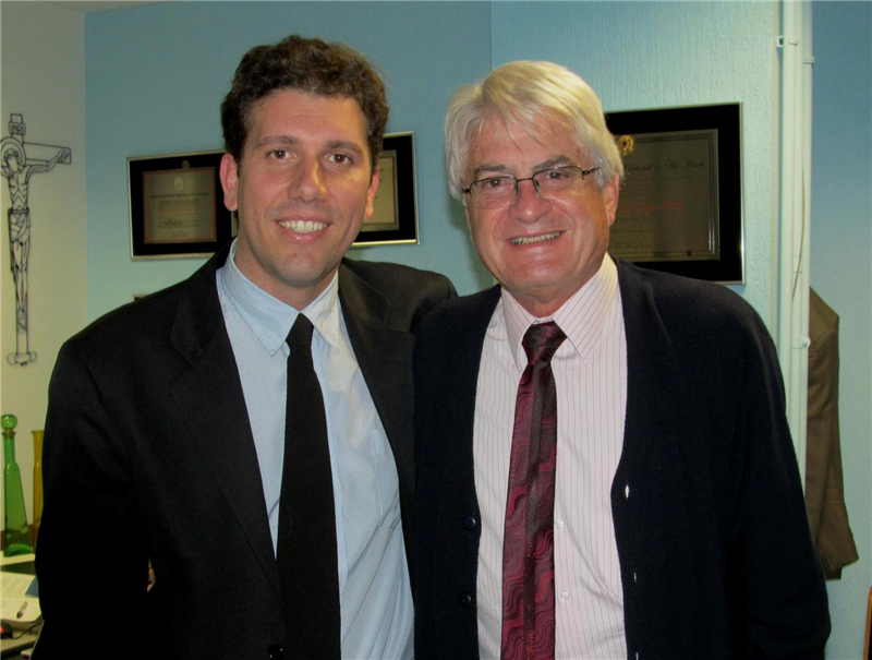 Giovanni e o deputado Roberto Engler.