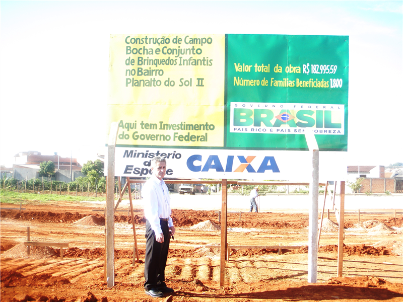 Anízio visita obra na Planalto do Sol II.