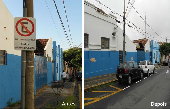 Indicação de Ademir é atendida na rua Santa Bárbara.