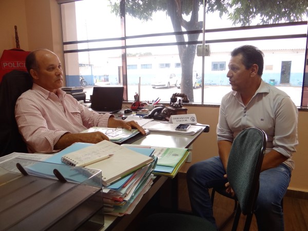 Kadu conversou ontem com o secretário Rômulo Gobbi