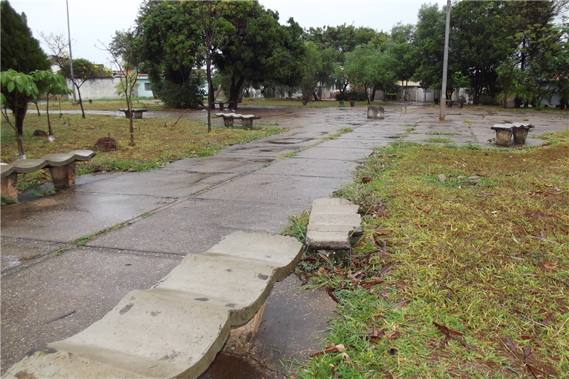 Carlão  pede limpeza e revitalização de praça na Vila Dainese.