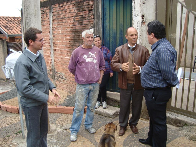 Dr. José e o secretário de Trânsito, Rômulo bbi, visitaram o 31 de Março ontem