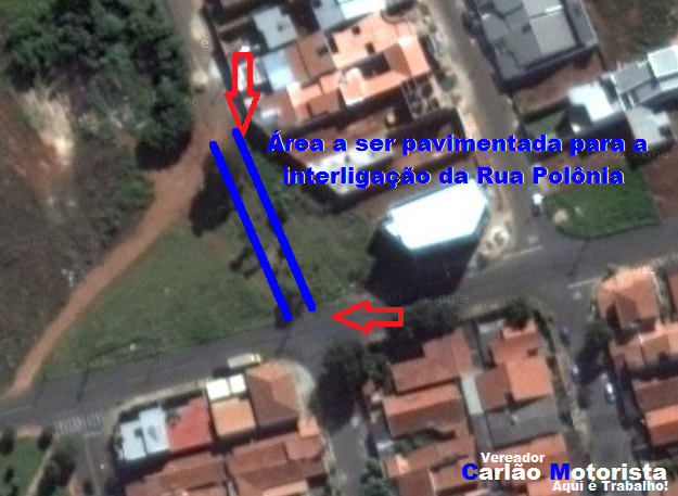 Carlão pede abertura de rua no Cândido Bertini.