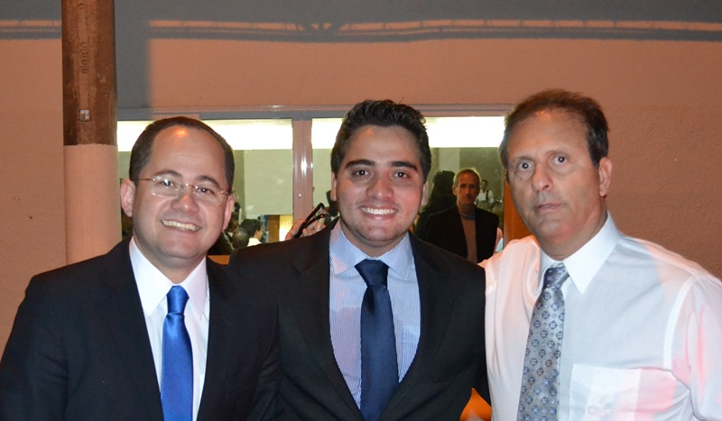 Felipe Sanches recebeu deputado Jorge Tadeu e pastor Cesar Freire
