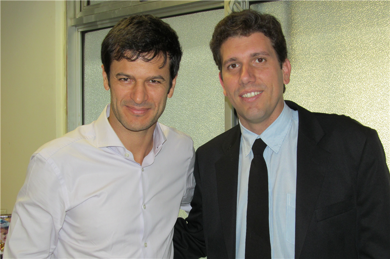 Giovanni e o deputado Rogério Nogueira.