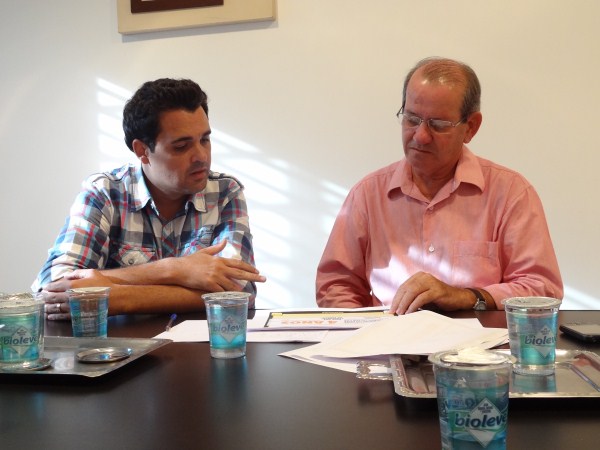 Pinguim se reuniu, hoje pela manhã, com presidente da ACISB