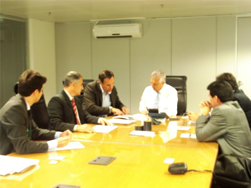 Vereador Ademir esteve reunido, em Brasília, com diretor e gerente da ANTT