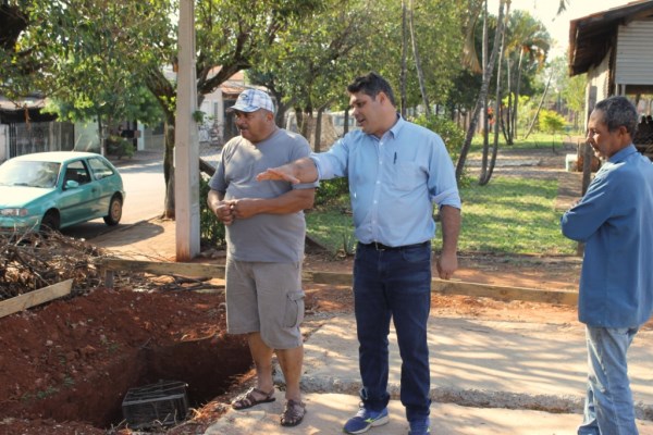 Bebeto vistoriou local na semana passada e ouviu reclamações