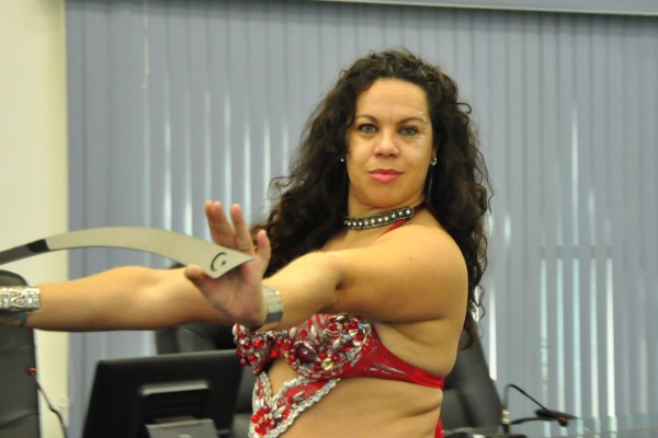 Sibele Saliha já estudou dança no Egito, entre outros países
